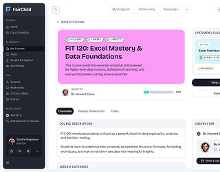 Student portal dashboard